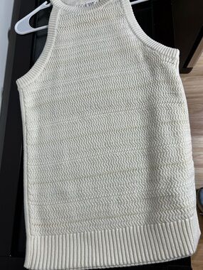 GAP Cream Knit Sleeveless Tank